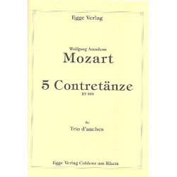 5 Contretänze KV609 -Wolfgang Amadeus Mozart