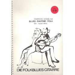 Die Folkblues-Gitarre (+CD) -Helmut Grahl