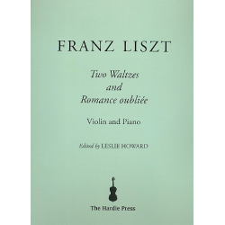 2 Waltzes  and  Romance oubliée -Franz Liszt