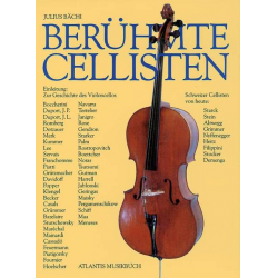 Berühmte Cellisten Porträts der -Julius Bächi