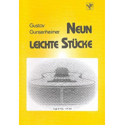 9 leichte Stücke Band 1 -Gustav Gunsenheimer