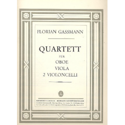 Quartett B-Dur für Oboe, Viola -Florian Leopold Gassmann