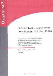 Divertissement melodieux D-Dur : -Friedrich Karl Graf zu Erbach
