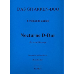 Nocturne D-Dur op.90,2 für 2 Gitarren -Ferdinando Carulli