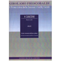 4 Canzonas for bass instrument - Girolamo Frescobaldi