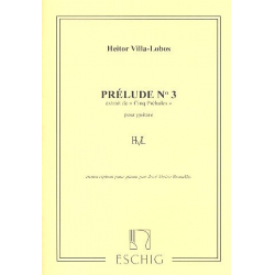 5 Preludes pour piano : Nr. 3 -Heitor Villa-Lobos