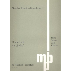Hindu-Lied aus Sadko -Nicolaj / Nicolai / Nikolay Rimskij-Korsakov