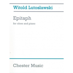 Epitaph für Oboe und Klavier -Witold Lutoslawski