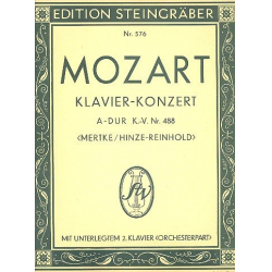 Konzert A-Dur KV488 für Klavier -Wolfgang Amadeus Mozart