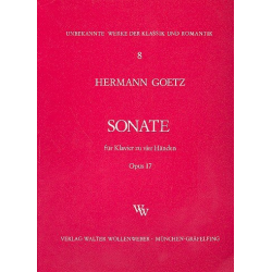 Sonate g-Moll op.17 für Klavier -Hermann Götz