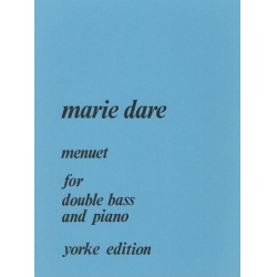 Menuet for double bass and piano -Marie Dare
