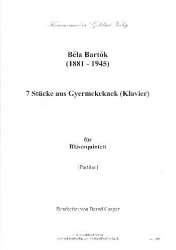 7 Stücke aus Gyermekeknek - - Bela Bartok