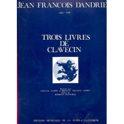 3 livres de clavecin -Jean Francois Dandrieu