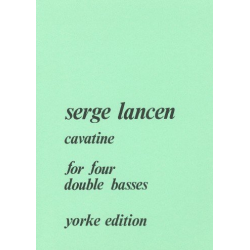 Cavatine for 4 double basses -Serge Lancen
