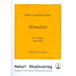 Hirtenlied -Hans-Joachim Marx