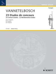 23 études de concours pour trompette -Louis Julien Vannetelbosch