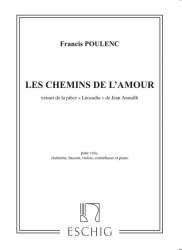 Les chemins de l'amour : pour voix, -Francis Poulenc