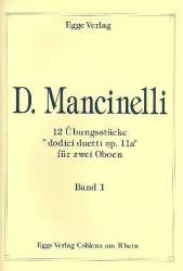 12 Übungsstücke op.11a Band 1 -Domenico Mancinelli