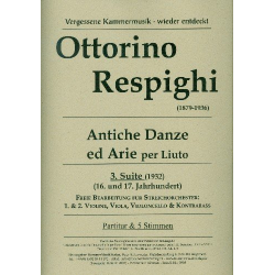 Suite Nr.3 für Laute -Ottorino Respighi
