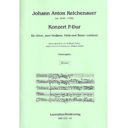 Konzert F-Dur für Oboe, 2 Violinen, -Johann Anton Reichenauer