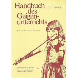 Handbuch des Geigenunterrichts -Otto Szende
