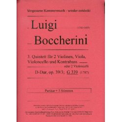 Quintett D-Dur op.39,3 G339 -Luigi Boccherini