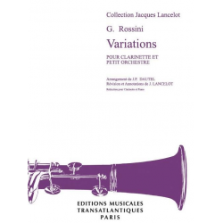 Variations pour clarinette et petit orchestre -Gioacchino Rossini