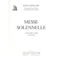 Messe solennelle pour choeur mixte -Jean Langlais
