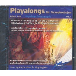 Playalongs für Saxophonisten - Pop/Rock -Jörg Sieghart
