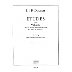 Études vol.2 : pour violoncelle -Justus Johann Friedrich Dotzauer