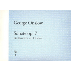 Sonate op.7 für Klavier zu 4 Händen -George Onslow