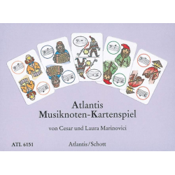 Musiknoten-Kartenspiel -Cesar Marinovici