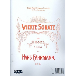 Sonate a-Moll Nr.4 op.18 für Orgel -Hans Fährmann