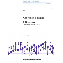 8 RICERCARI FOR SOLO TREBLE -Giovanni Bassano