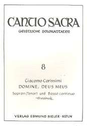 Domine deus meus für Sopran -Giovanni Giacomo Carissimi