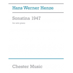 Sonatina 1947 for piano -Hans Werner Henze