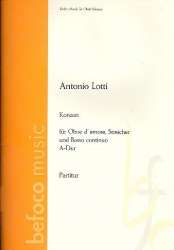 Konzert A-Dur für Oboe d'amore, -Antonio Lotti