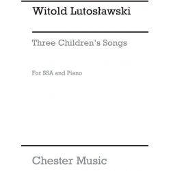 3 children's songs for female -Witold Lutoslawski