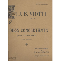 6 Duos Concertants vol.2 op.19 (nos.4-6) -Giovanni Battista Viotti