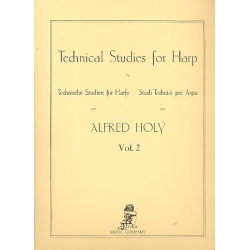 Technical Studies vol.2 for harp -Alfred Holy