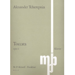 Toccata op.1 für Klavier -Alexander Tcherepnin / Tscherepnin