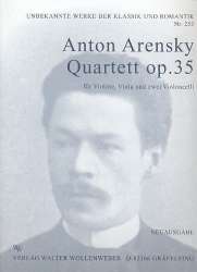 Quartett a-Moll op.35 für Violine, -Anton Stepanowitsch Arensky