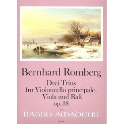3 Trios op.38 - für Violoncello principale, -Bernhard Romberg