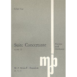 Suite concertante op.25 -Cesar Cui