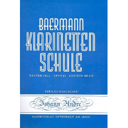 Klarinettenschule Band 3 und Band 5 -Carl Baermann