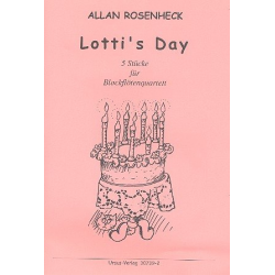 Lotti's Day für 4 Blockflöten (SATB) -Allan Rosenheck