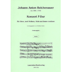 Konzert F-Dur für Oboe, 2 Violinen, -Johann Anton Reichenauer