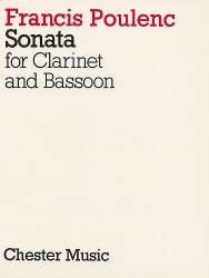 Sonata for clarinet and bassoon, -Francis Poulenc
