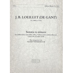 Sonate d-Moll op.1,8 : für -Jean Baptiste (John of London) Loeillet