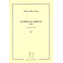 Samba-Classico (Ode) : für Gesang und Klavie -Heitor Villa-Lobos